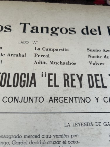 Carlos Gardel Los Tangos Del Recuerdo Antologia El Rey Del Tango Vol. 2 See Des - Picture 11 of 20