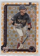2025 Topps Series 2 Holiday Alex Call #641 0a5t