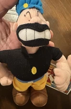 POPEYE Brutus Plush Doll New with Tag 8” by Stuffins 1999 (CVS Exclusive) Rare