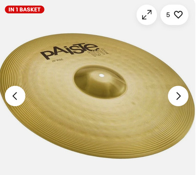 Paiste 20'' 101 Ride Cymbal free fast delivery
