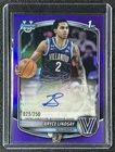 BRYCE LINDSAY 2025-26 BOWMAN CHROME U PURPLE REFRACTOR 1ST PROSPECT AUTO 25/250