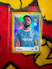PANINI EFL 2025/26 STICKER  MATT GRIMES  COVENTRY CITY  GOLDEN PARALLEL  #99