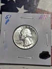 1951-P Washington Quarter  - 90% Silver US Coin -LUSTROUS AU  "FREE SHIPPING"