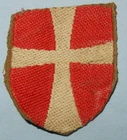 WW2 DANISH BRIGADE BRITISH ARMY MILITARY FORMATION SIGN PATCH BADGE WORLD WAR II