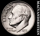 1958-D Silver Roosevelt Dime - Choice Gem Brilliant Unc  Lustrous  #i1006