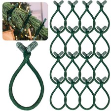 16 Pcs 25 Inches Christmas Velvet Garland Ties Decorative Banister Twist Ties...
