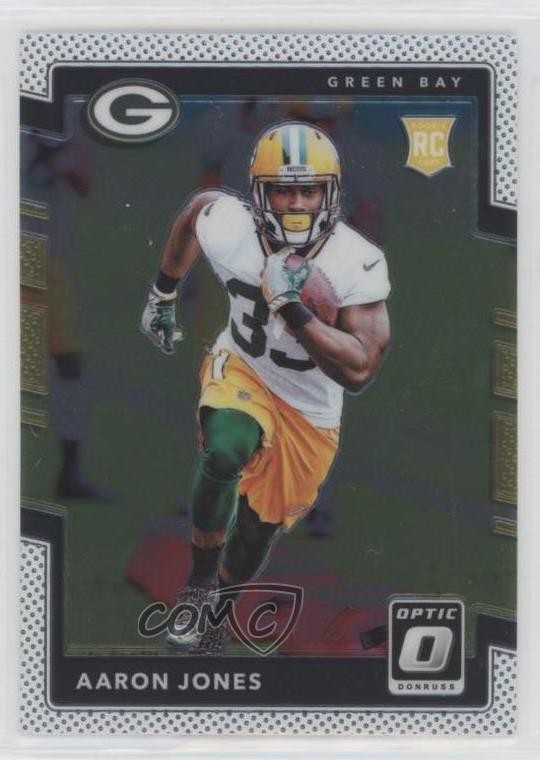 2017 Donruss Optic Rookies Aaron Jones #135 0q37