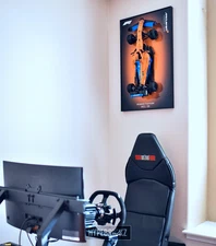 Aluminum Display Wall Frame for LEGO® Technic McLaren Formula 1™ Race Car 42141