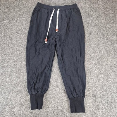 Kidoriman Joggers Mens 4XL (29x23) Black Cotton Streetwear Japanese Harem Pants