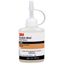 3M TM Scotch-Weld TM Instant Adhesive CA4 Clear, 1 fl oz, 12 per case