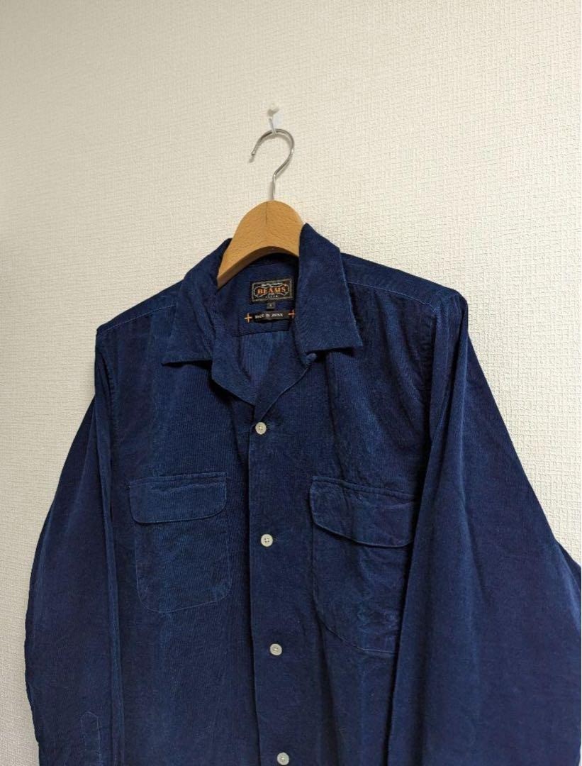 (ASK availability First) BEAMS PLUS Shirt Indigo … - image 4
