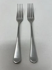 Robert Welch CAESNA RADFORD BRIGHT Stainless 2 Dinner Forks 18/10 Flatware