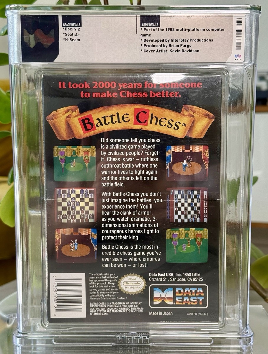 NES Battle Chess 美品 Battle Chess (Nintendo Entertainment System, 1990) for sale
