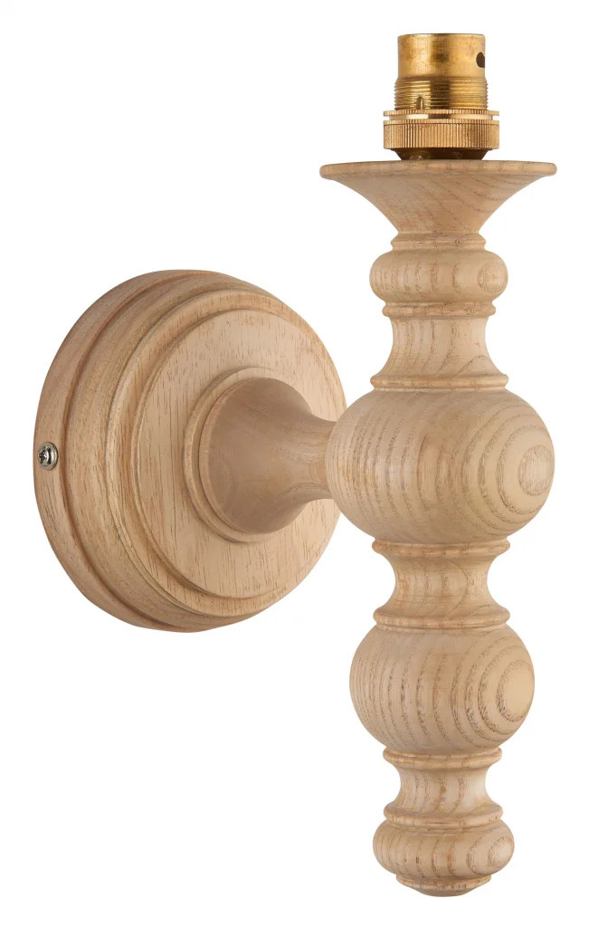 Wall Light Wood Bibury Wooden Ash Endon 111526