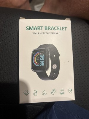 New Smart Fitness Tracker Watch   Pink Heart Rate & Activity Health Monitor