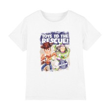 Disney Pixar Toy Story Woody And Buzz To The Rescue Boys T-Shirt 3-8 Years