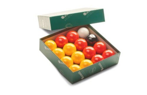 Aramith Premier Red and Yellow 2-inch Pool Balls