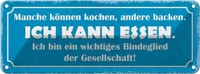 Blechschild 10X27 Cm Manhe Kochen Andere Backen Dekoration Spruch Zitat Deko Ges