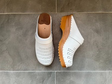 Swedish Clogs Troentorp Rubens White Size Us Womens 7 / EU 37