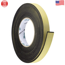 33Ft Car Speaker Sealing Foam Tape 2mm x 10mm Soundproof Waterproof Gasket