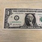 🌟LOW SERIAL NUMBER One Dollar Bill L 00049003 A  2021 🌟 — photo 2