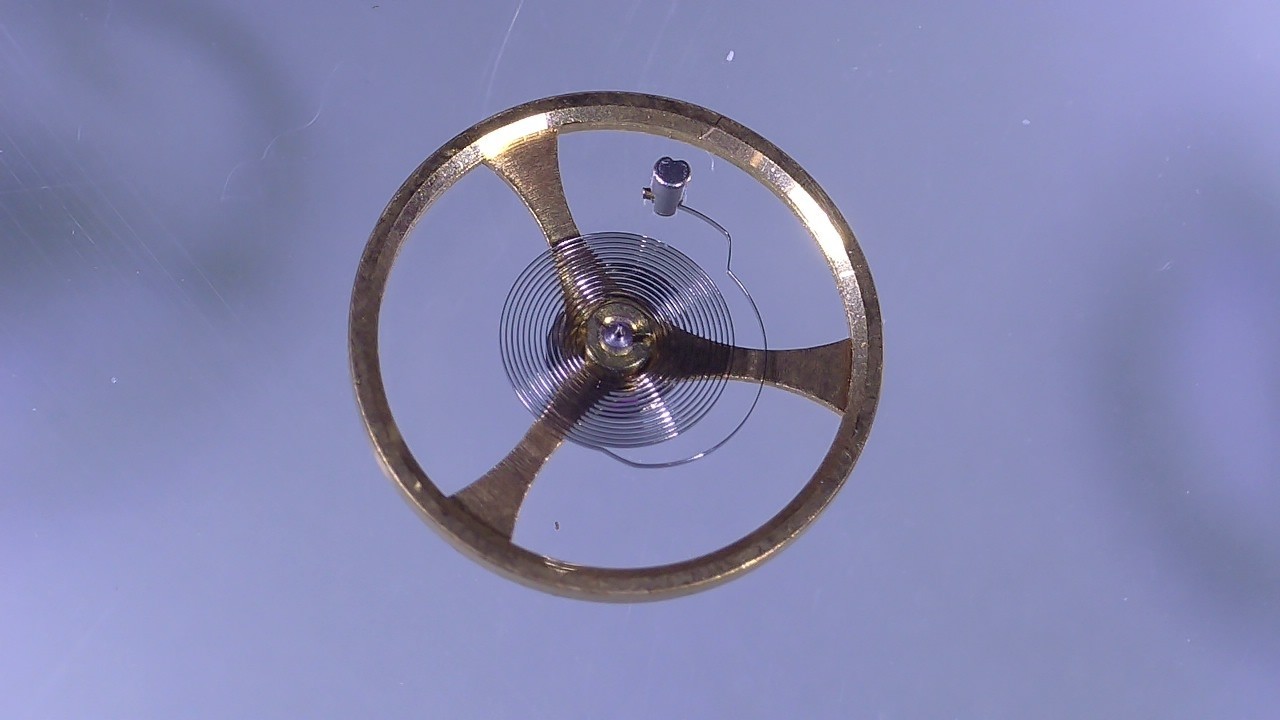 Balancier complet Zaria 2009B antichoc annulaire de 8.20 mm pour horlogerie