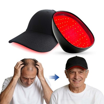 3 in 1 LED Laser Combo Cap 630nm 650nm 470nm 940nm for Hair Loss Alopecia Suppor