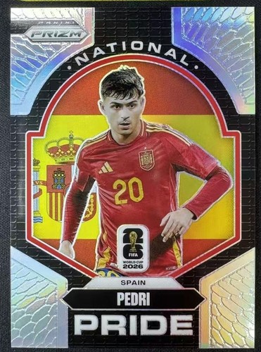 2026 Panini Prizm FIFA World Cup Pedri #13 Spain National Pride SP