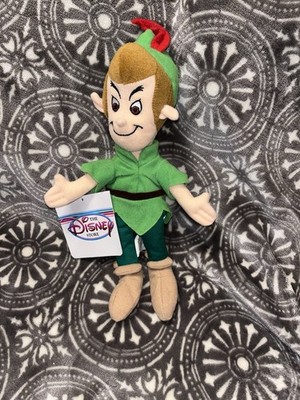 Disney Store Peter Pan Mini Bean Bag 8'' New with Tags 