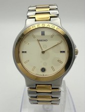 SEIKO Presage 9539-6000 Quartz Cream Watch Tested Working Condition