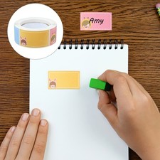 Blank Name Label Stickers Self Adhesive Tags for Clothes And Classroom
