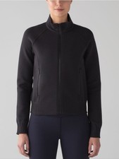 Lululemon Womens NTS Jacket Full Zip In Black Size 12 W4AG6S