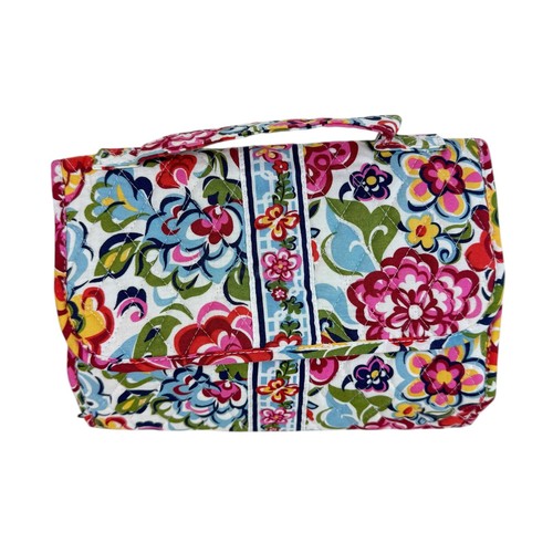Vera Bradley Hope Garden Pattern Quilted Folding Hanging Travel Organizer