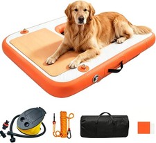 Inflatable Dock Platform for Dog, Large Float Ramp Up to 220 lbs