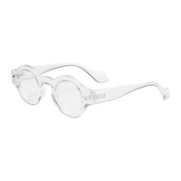 FüR Damen Herren Retro Sonnenbrille Pc Runde Fassung Transparent