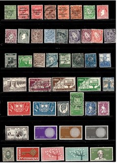 Nice lot mh/ used Ireland 1920's 1970's inc. BOB nice cancels