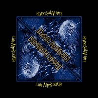 Iron Maiden Bandana Live After Death Album Logo Offiziell Nue Schwarz (21In X
