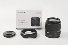 VILTROX 20mm F2.8 Full Frame Lens for Nikon Z Mount - used only twice at home