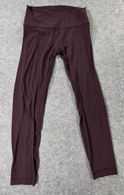 Lululemon Size 8 Align Pant 28'' Leggings Cassis Maroon Nulu High Rise Yoga Gym