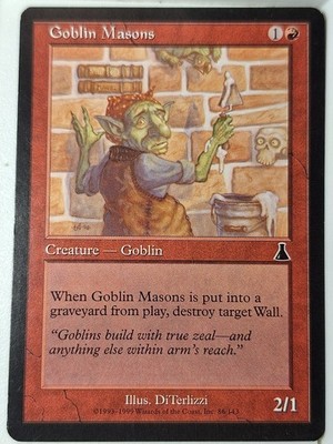Goblin Masons- Urza's Destiny - Magic the Gathering MTG Nice!
