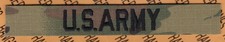 US Army Name tape OCP w/ HOOK 7" no hook sew on cloth patch