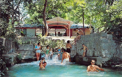 #ad 1969 Camp Landa New Braunfels TX Swimming River MINT Postcard N9 $20.00