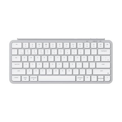 Keychron B1 Pro Ultra Slim Wireless Keyboard Scissor Switch Bluetooth 5.2 Silver