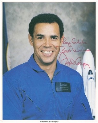 FREDERICK D. GREGORY - PHOTOGRAPH SIGNED