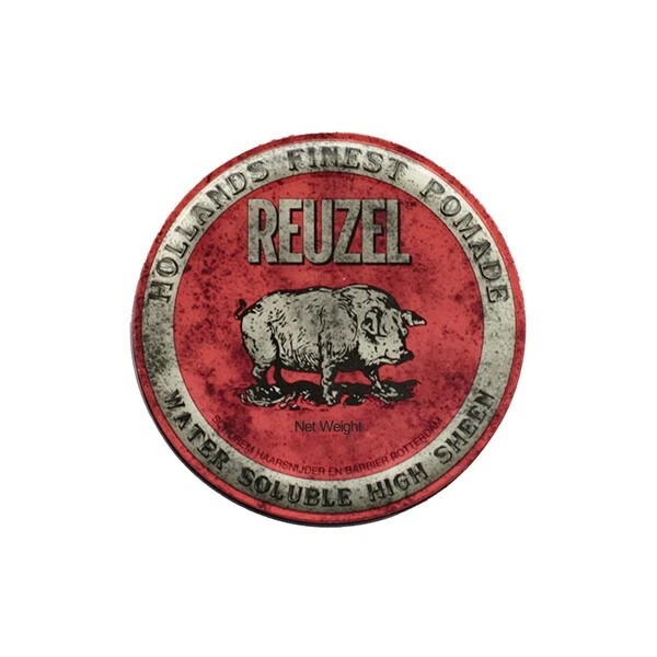 Reuzel Red Pomade Strong Cera Capelli Lucidante High Sheen latta Rossa