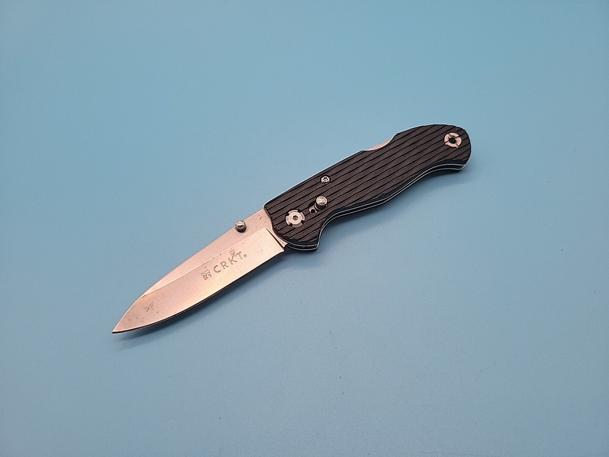 CRKT LAKE 111 7253Z Pocket Knife - Plain Blade - Lock Back w