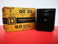 Square D 3 Pole CIRCUIT BREAKER 240 VAC Made in USA QO315 Q0315 NEW