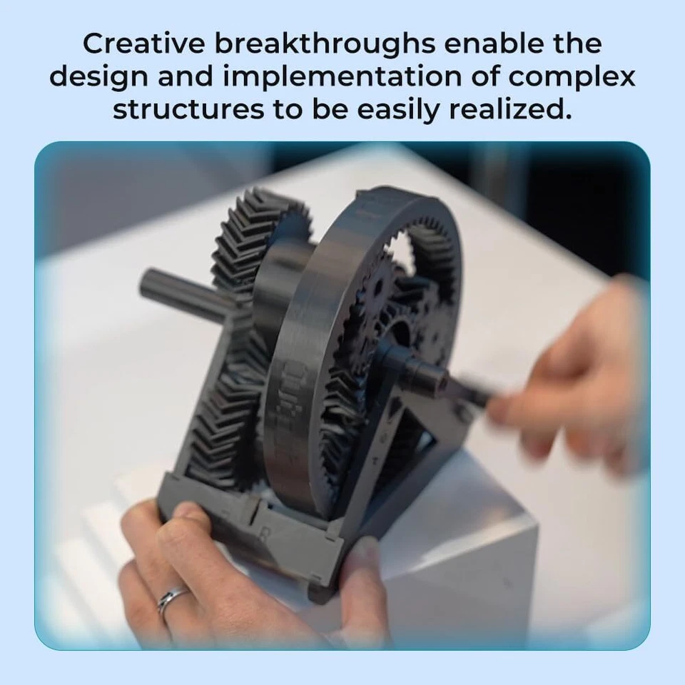 Filamento de impresión 3D de fibra de carbono Creality Hyper PLA 1 kg velocidad de impresión 300 mm/s arriba Foto 4 de 4