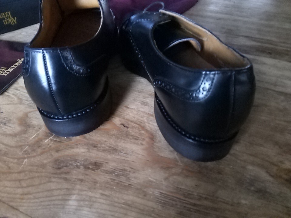 ALLEN EDMONDS "Benton" Men's Black All Leather Shoes 9EEE 3458 Oxford image 7