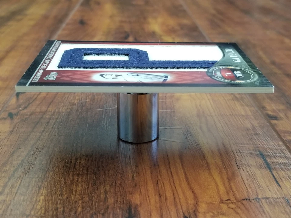 Ty Cobb 2009 Topps Legends Of The Game Commemorative Letter Patch Card - #35/50 - Image 4 of 4